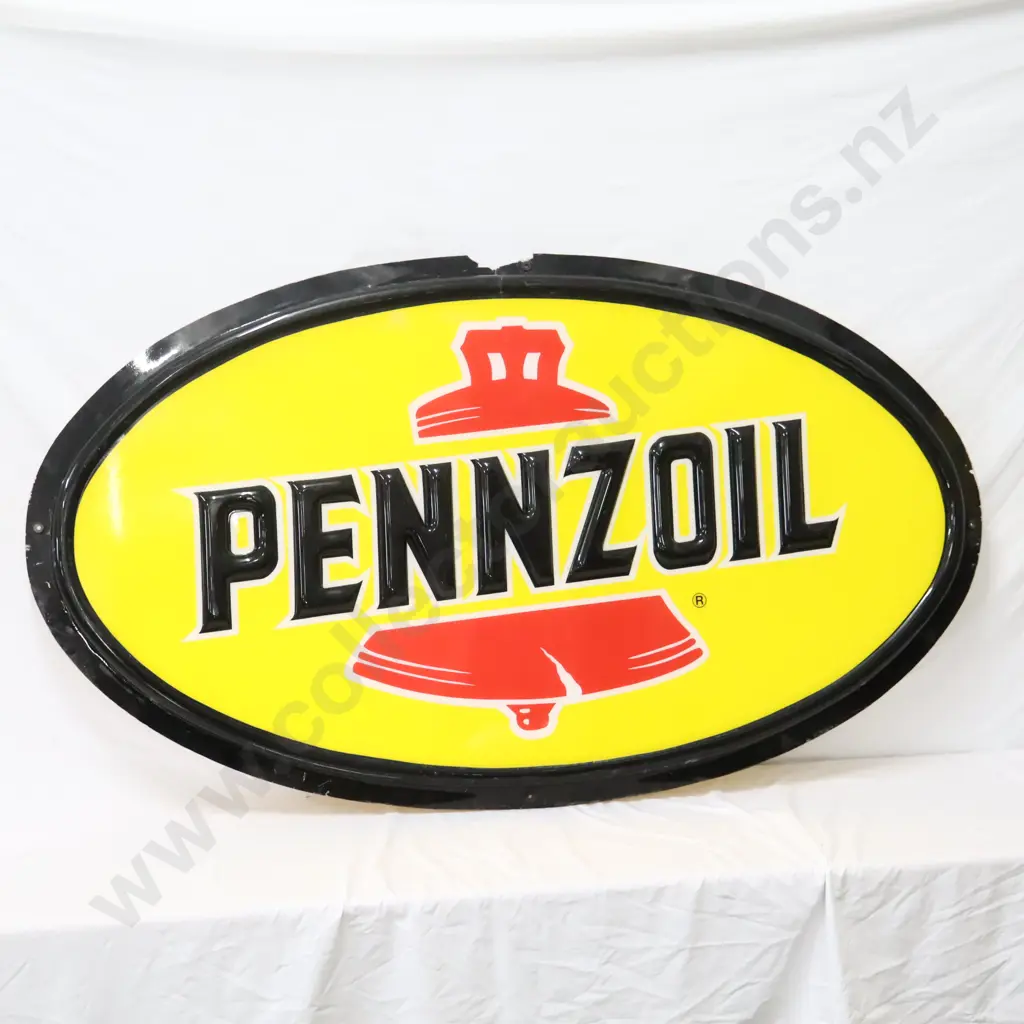 Pennzoil Oval Sign Medium A/F Image 1++