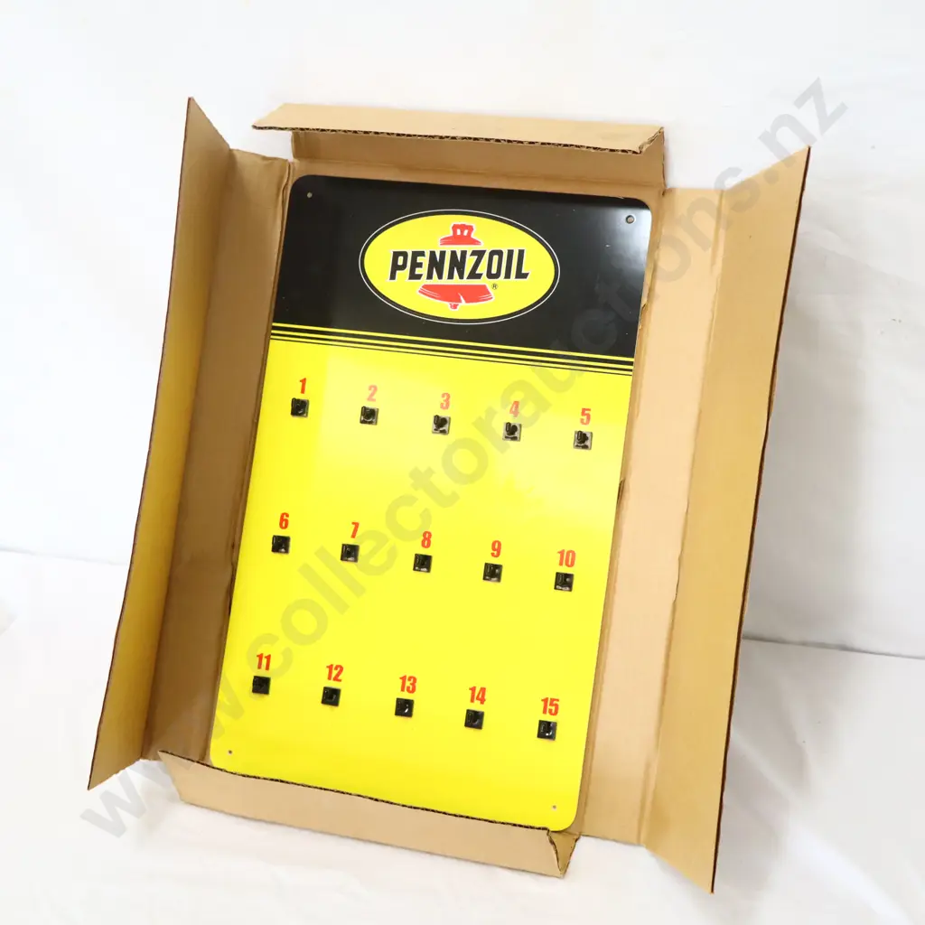 NEW OLD STOCK Pennzoil Key Holder Image 1++