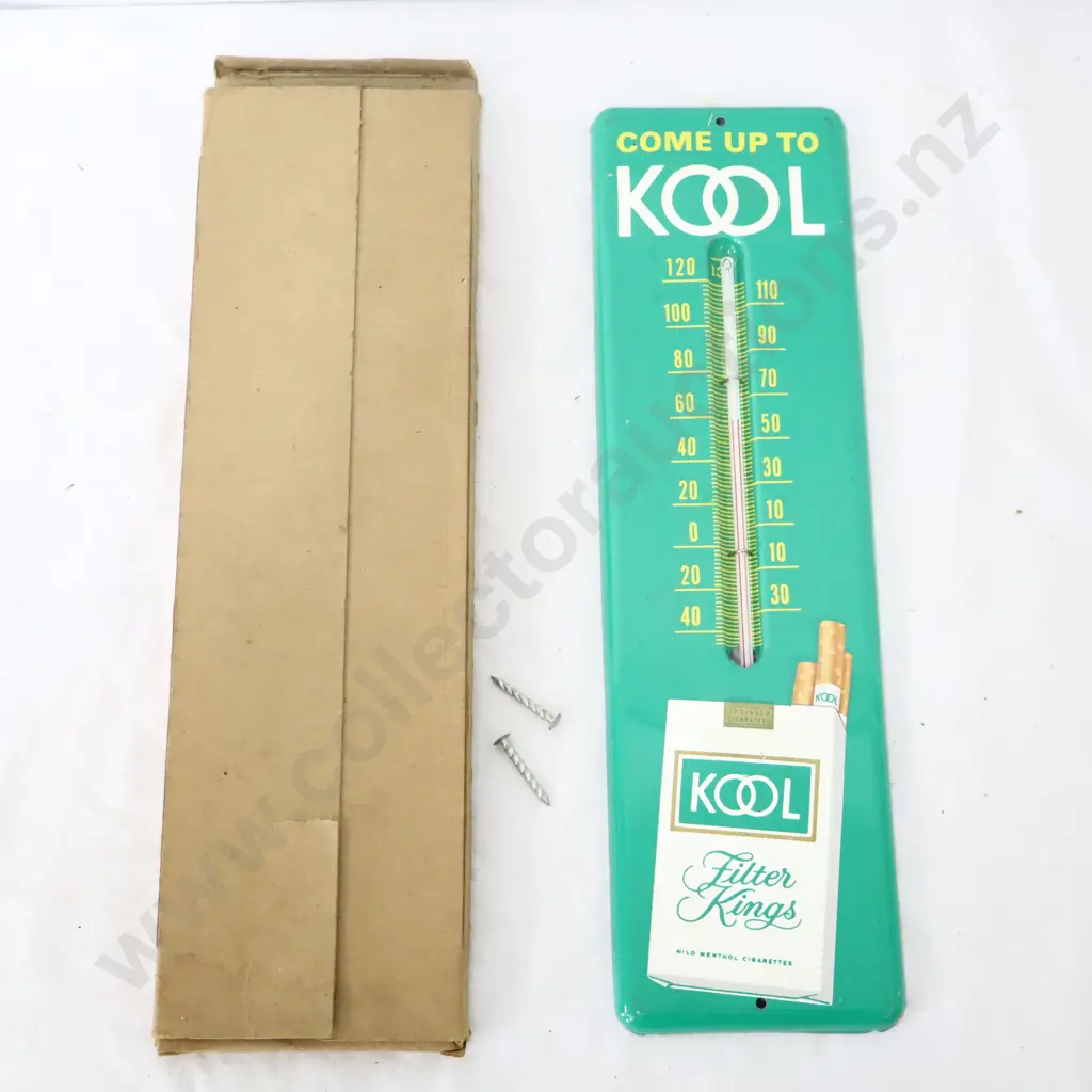 NEW OLD STOCK Kool Cigarettes Thermometer Image 1++