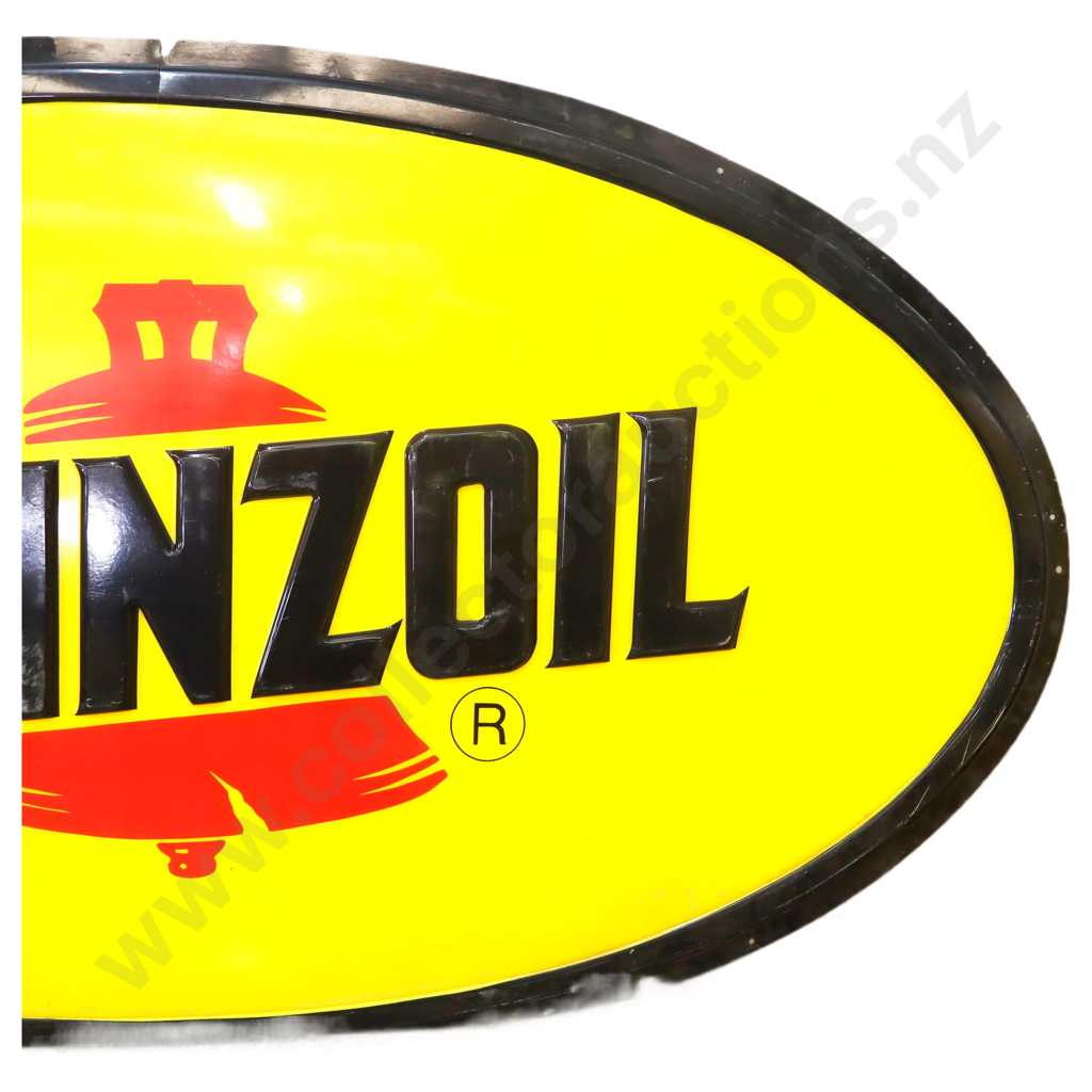 LARGE Pennzoil Embossed Sign Image 1++