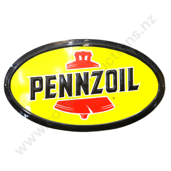 Pennzoil Embossed Sign