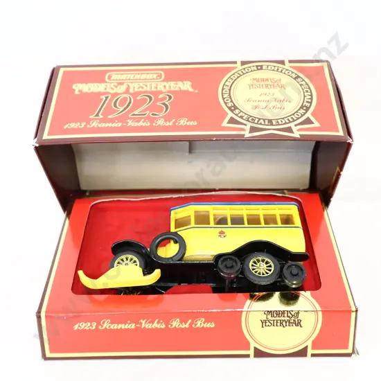 Matchbox models of yesterday Y16 1923 Scania Vabis Post Bus 