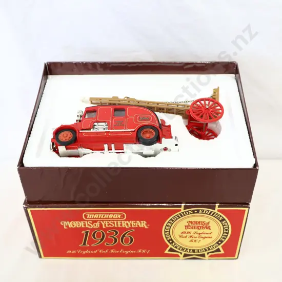 Matchbox models of yesteryear YS-9 1936 Leyland Cub Fire Engine FK7
