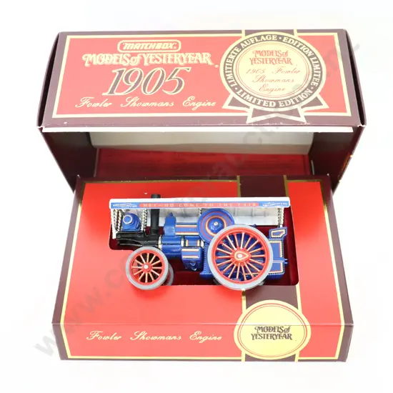 Matchbox models of yesteryear Y-19 1905 Fowler Showmans Engine 