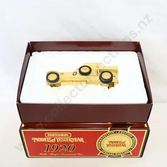 Matchbox models of yesterday YS -38 1920 Rolls Royce Armoured car 