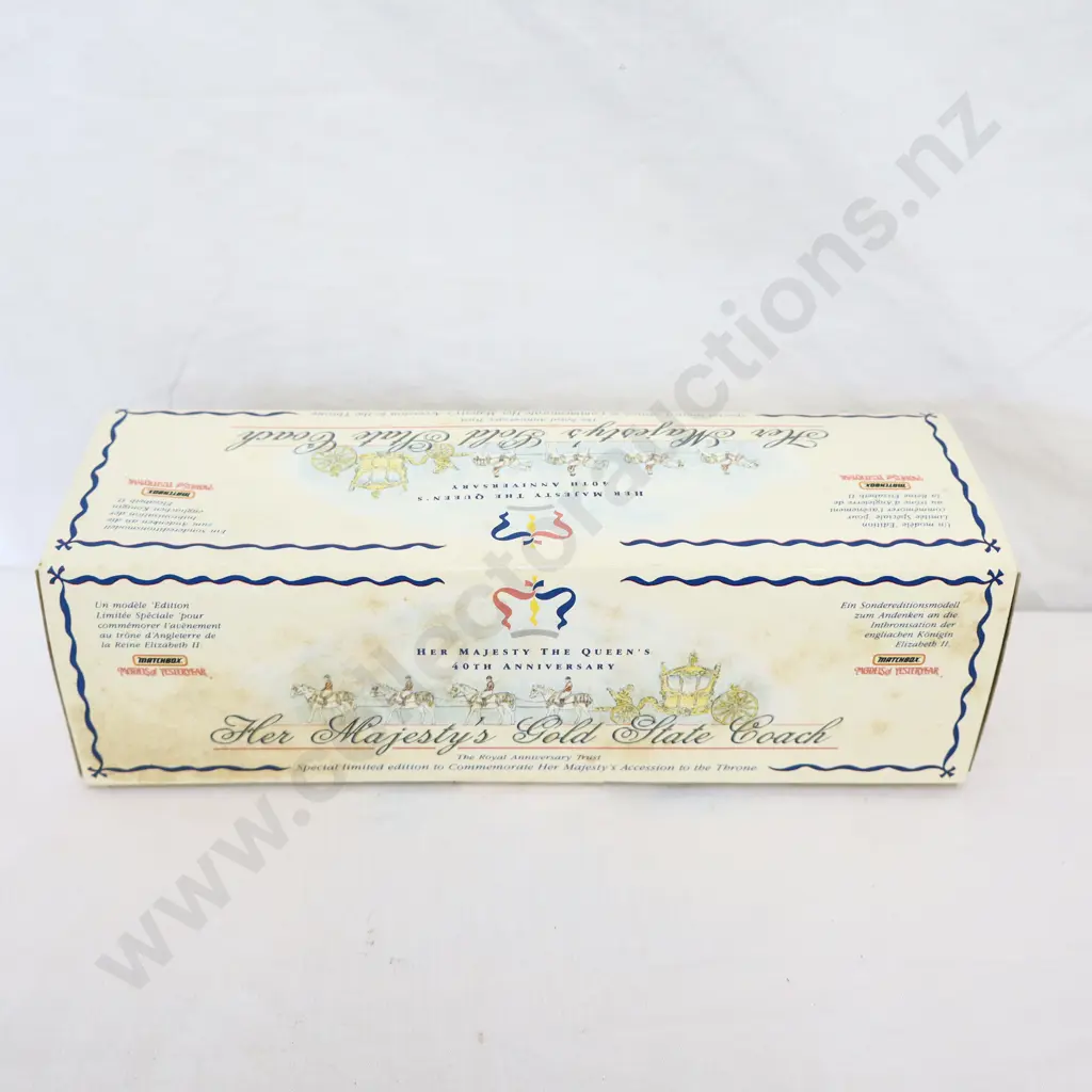 Matchbox  models of yesteryear Her Majestys Gold State Coach  Image 1++