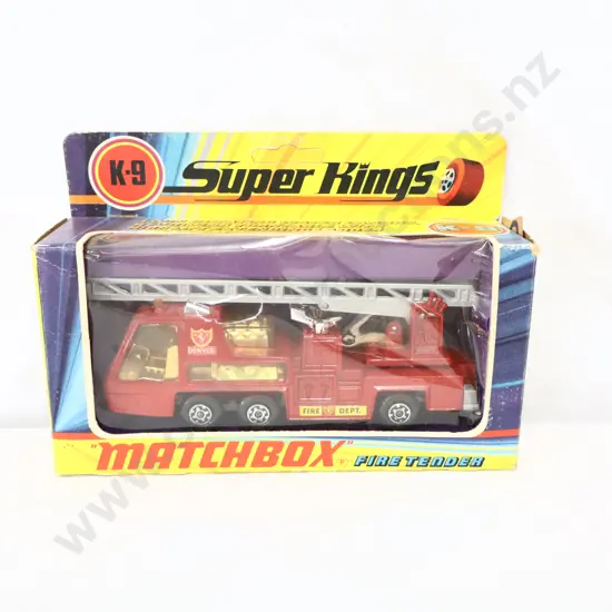 Matchbox SuperKings K-9 Fire Tender Truck 