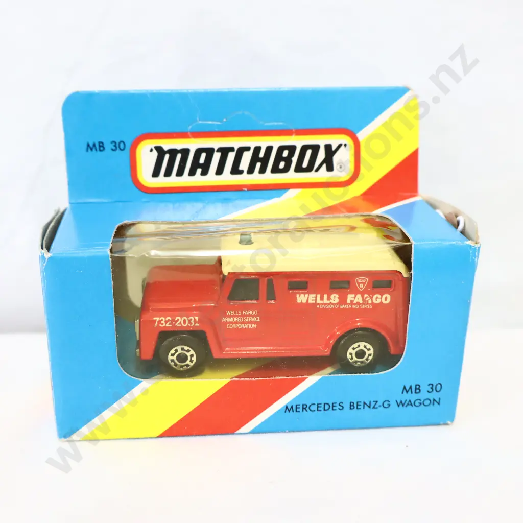 Matchbox MB30 Mercedes Benz G Wagon  Wells Fargo  Image 1++