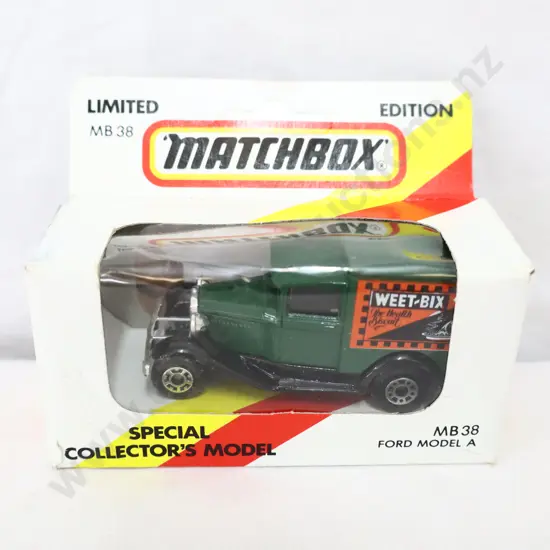 Matchbox MB 38 Ford Model A  weetbix green 