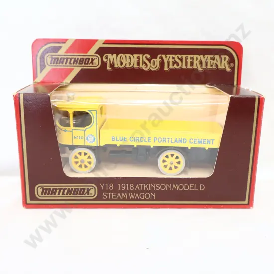 Matchbox models Y18   1918 Atkinson Model D   Steam wagon 