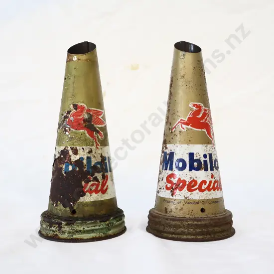 Golden Mobil Oil Special Oil Bottle Tops
