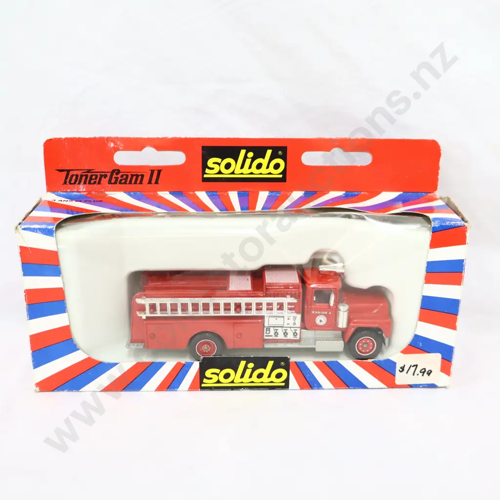 Solido Toner Gam II   Fire Engine   Metal  Image 1++