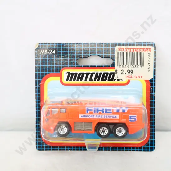 Matchbox Motorcity   MC 400    MB -24  Fire Truck 