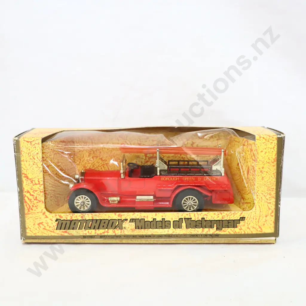 Matchbox models of Yesteryear 1920 Rolls Royce Fire Engine   Y-6  Damaged Box   Image 1++