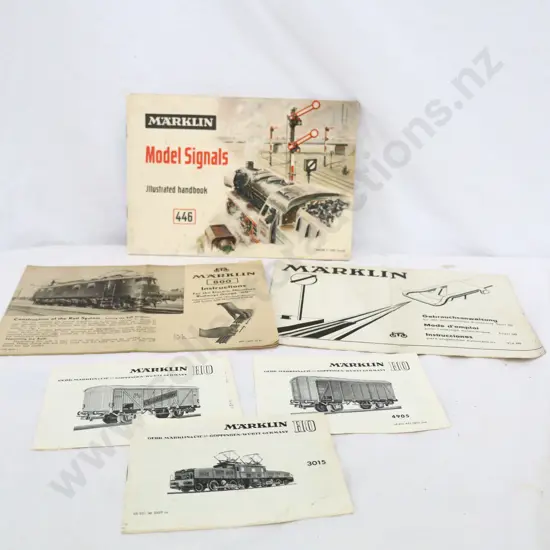Marklin assorted Booklets x 6