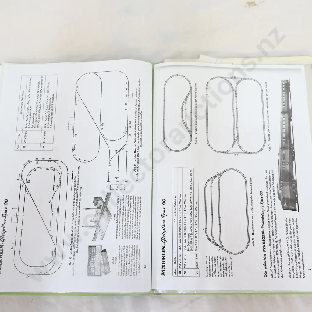 Folder of collected information track layouts and brochures  Image 1++
