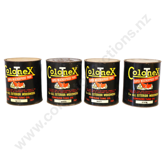 NEW OLD STOCK Paint Tins x 4 (White)