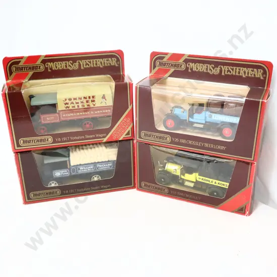 Matchbox models of yesteryear  4 x Assorted 