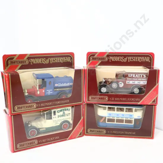 Matchbox models of yesteryear 4 x Assorted 