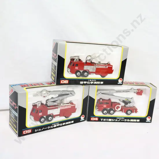 Shinsei   3 x   Fire Vehicles 