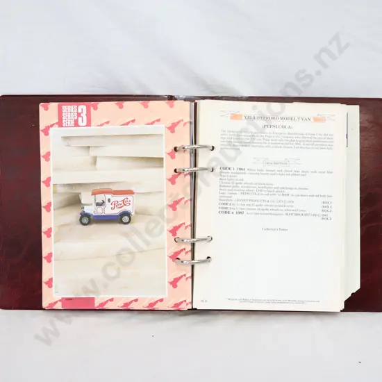 Hard Cover folder of Matchbox models of yesteryear 