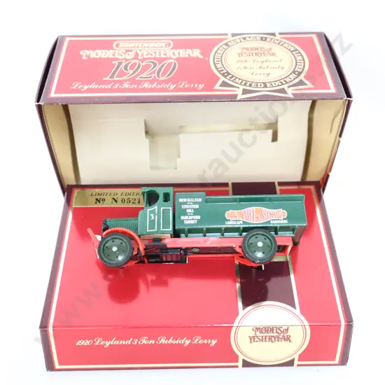 Matchbox models of yesteryear  1920 Leyland  3 Ton Subsidy Lorry 