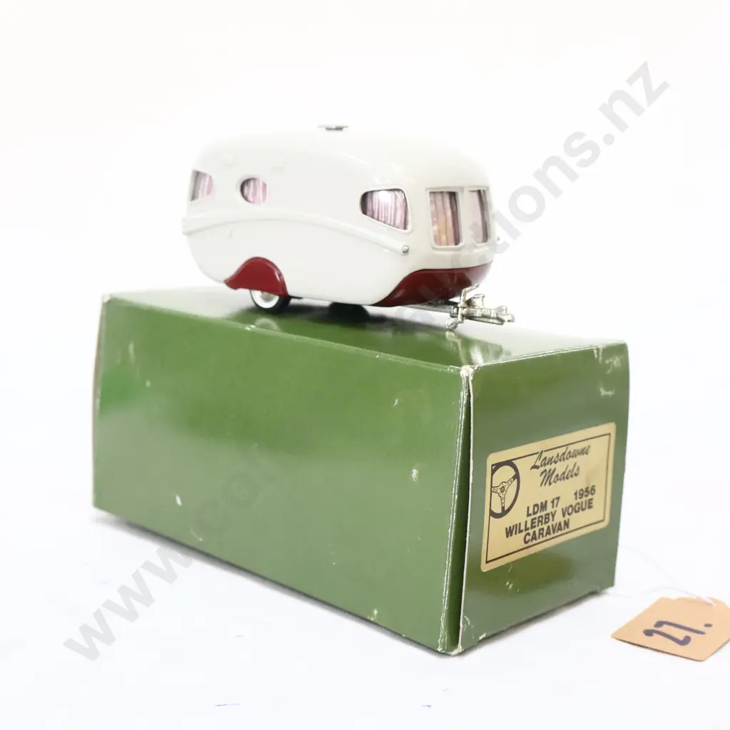 1/43 Landsdown Models 1956 Willerby Vougue Caravan Image 1++