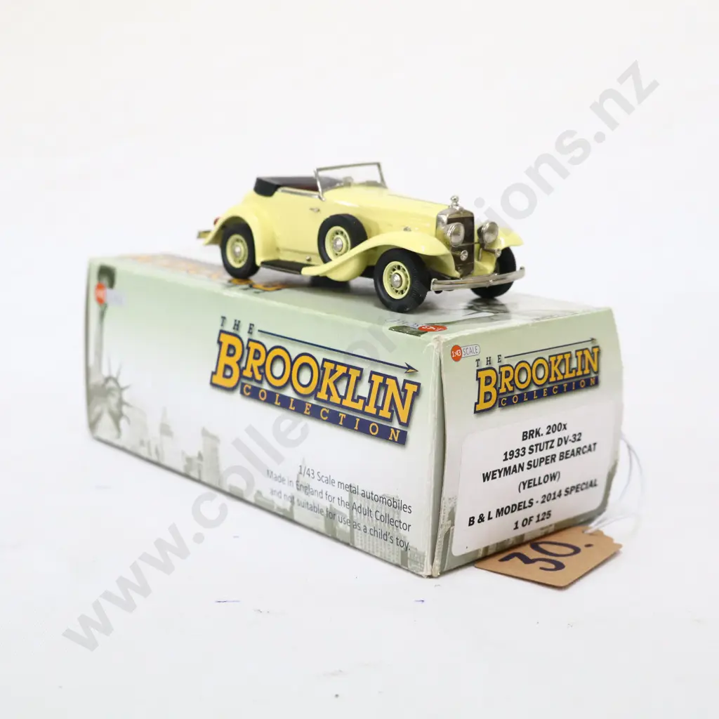 1/43 Brooklin Models 1933 Stuts Dv-32 Weyman Super Bearcar Image 1++