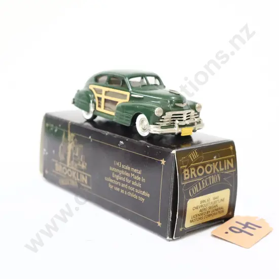 1/43 Brooklin Models 1948 Chevrolet Fleetline Aero Sedan