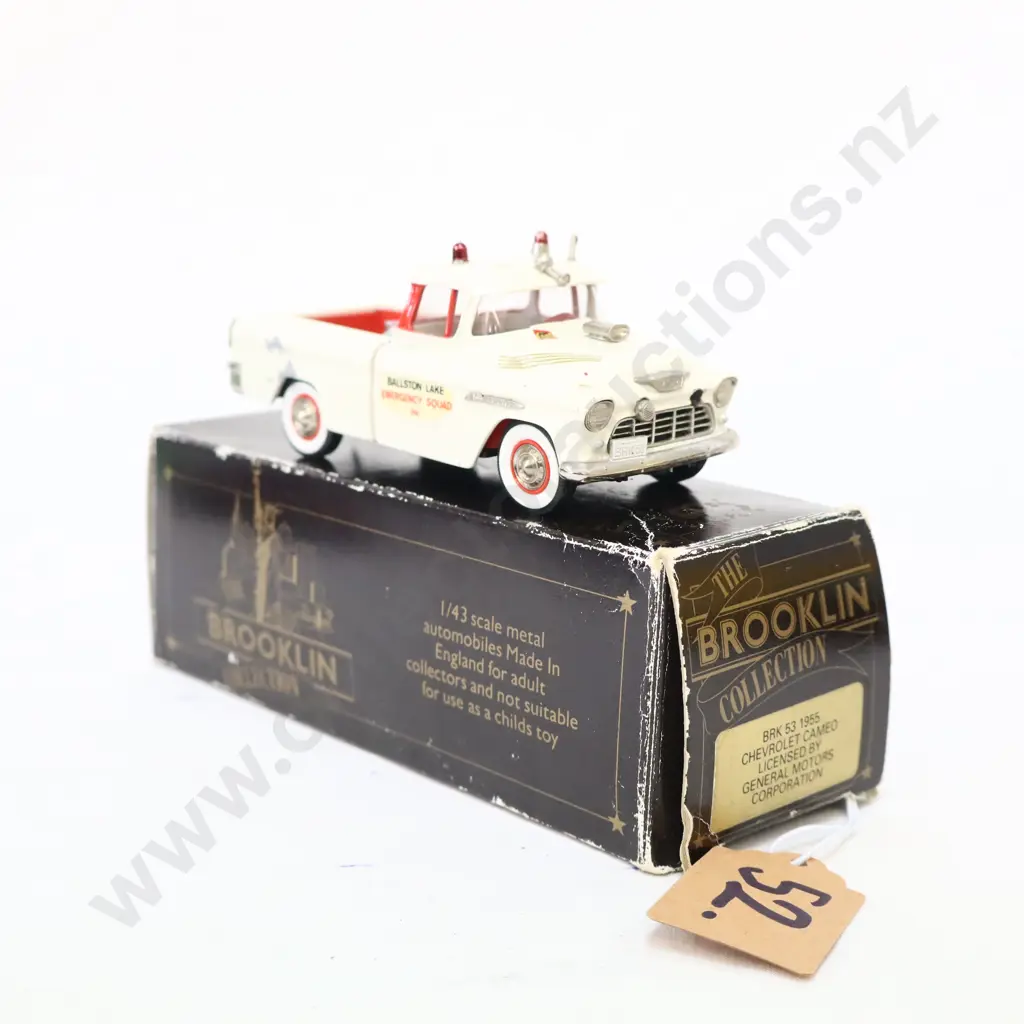 1/43 Brooklin Models 1955 Chevrolet Cameo Image 1++