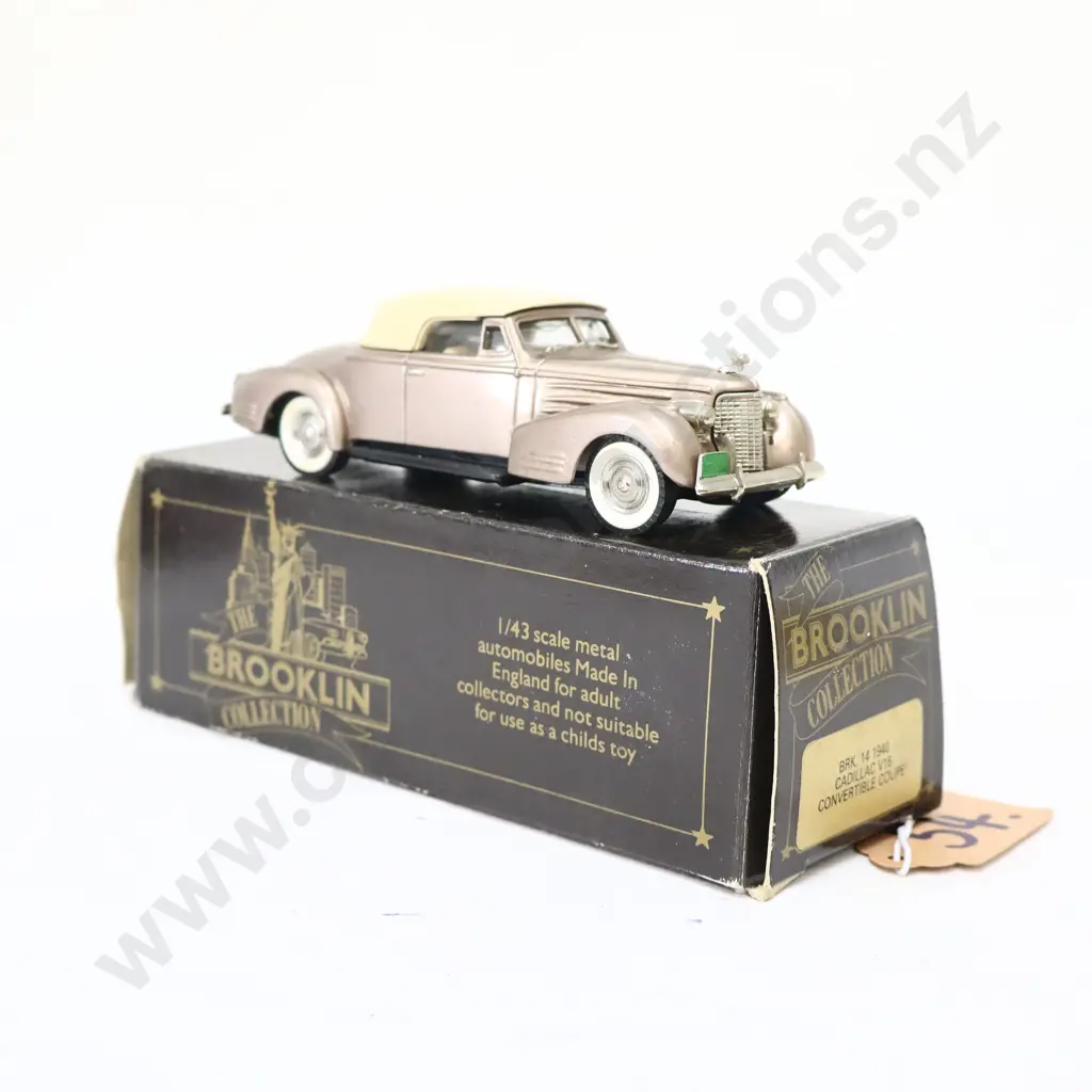 1/43 Brooklin Models 1940 Cadillac V16 Convertible Coupe Image 1++