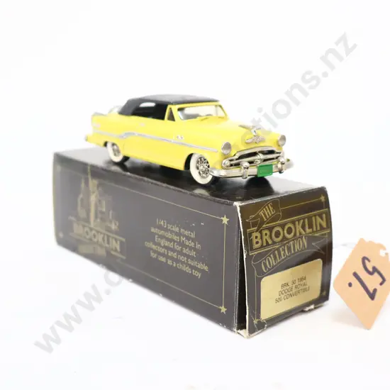 1/43 Brooklin Models Dodge Royal 500 Convertible