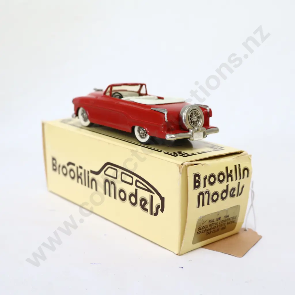 1/43 Brooklin Models 1954 Dodge Royal Convertible Maidenhead Static Model Car Club 1992 Image 1++