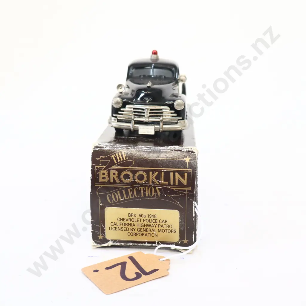 1/43 Brooklin Models 1948 Chevrolet Police Car California Highway Patrol Image 1++