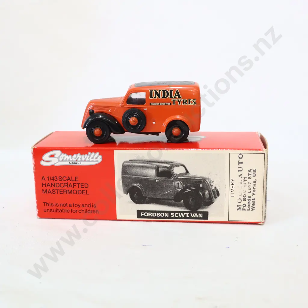 1/43 Somerville Models Fordson 5CWT Van India Tyres Image 1++