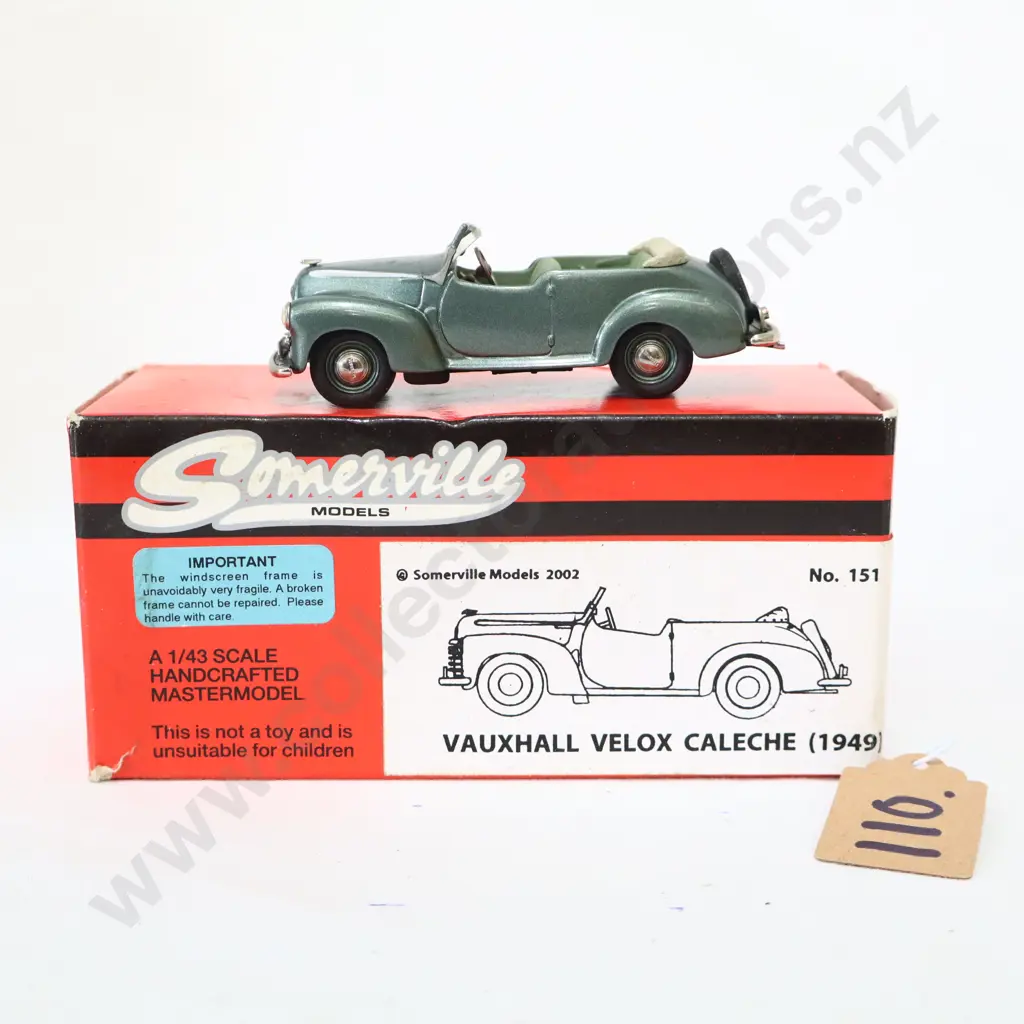1/43 Somerville Models Vauxhall Velox Caleche 1949 Image 1++