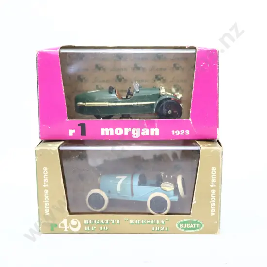 1/43 Brumm Models 1923 Morgan And 1921 Bugatti Brescia