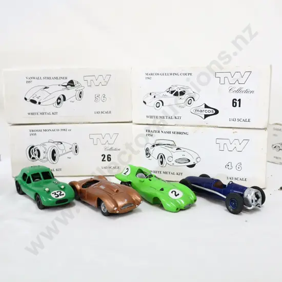1/43 TW Collection White Metal Kit Models x 4