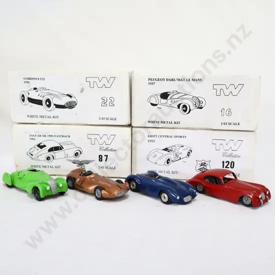 1/43 TW Collection White Metal Kit Models x 4