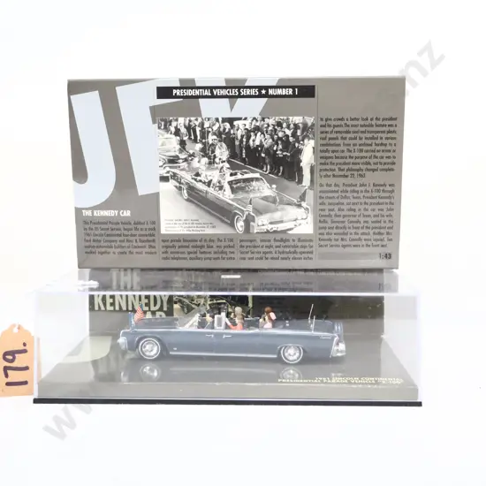 1/43 Minichampe Presidential Series 1961 Lincoln Continental Presidential Vehicles No 1