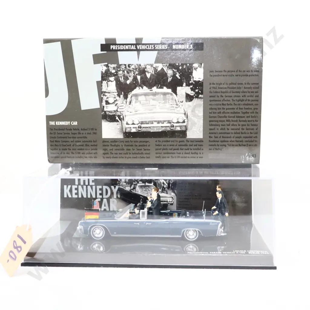1/43 Minichamps Lincoln Continental Presidential Vehicle Series No 3 Image 1++