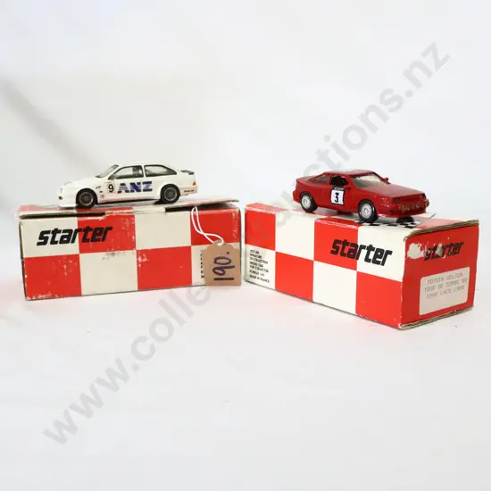 1/43 Starter Models Sierra 500 ANZ and Toyota Celica Tour De Corse 1988