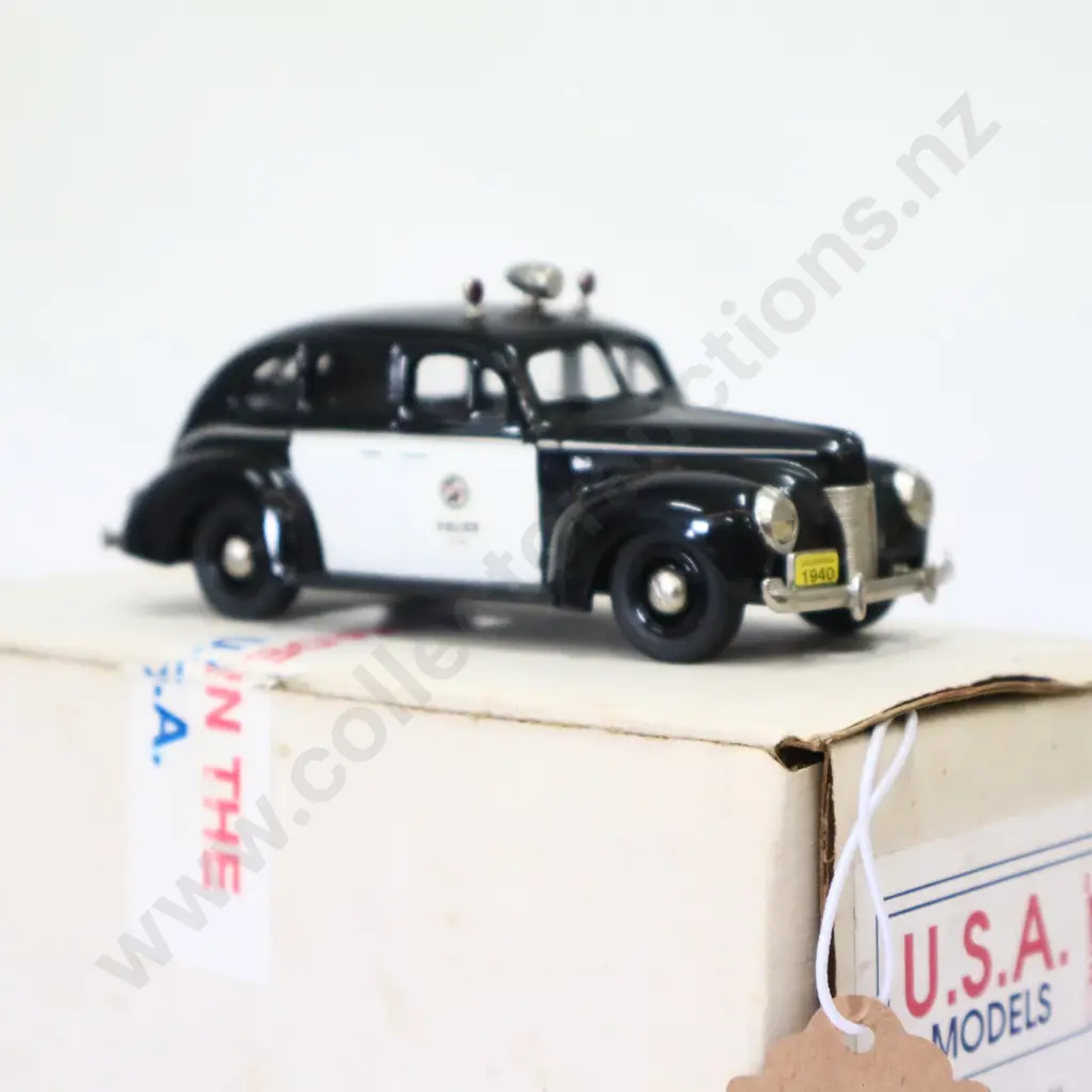 1/43 USA Models 1940 Ford LA Police Image 1++