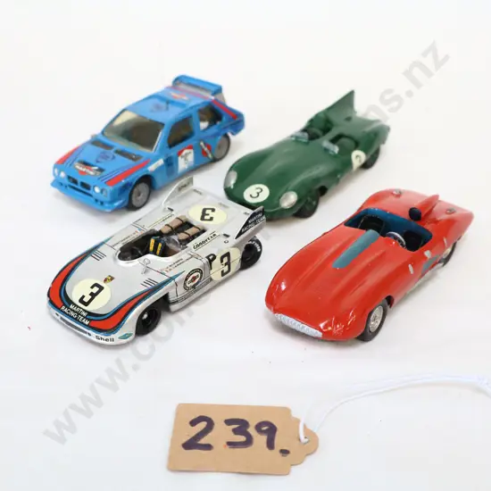 1/43 Kitset White Metal Cars x 4