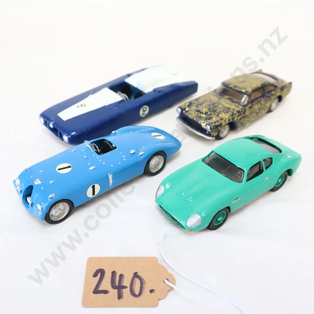 1/43 Kitset White Metal Cars x 4 Image 1++