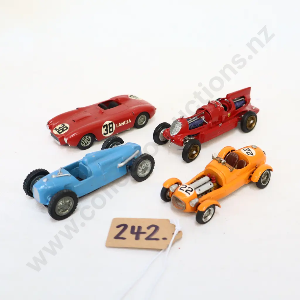 1/43 Kitset White Metal Cars x 4 Image 1++