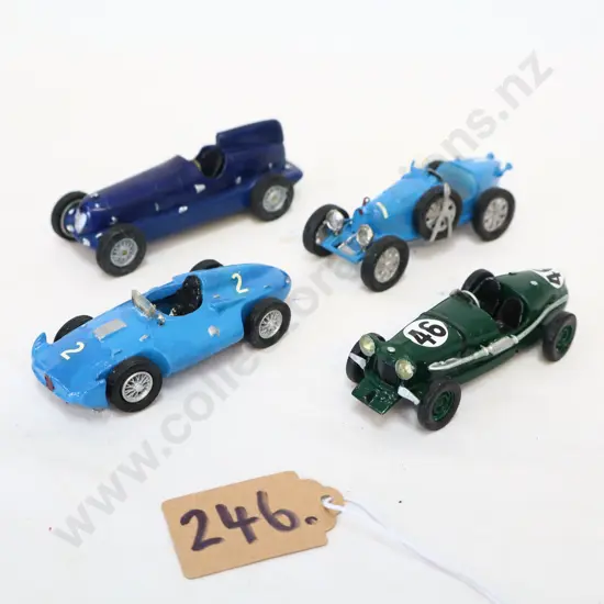 1/43 Kitset White Metal Cars x 4