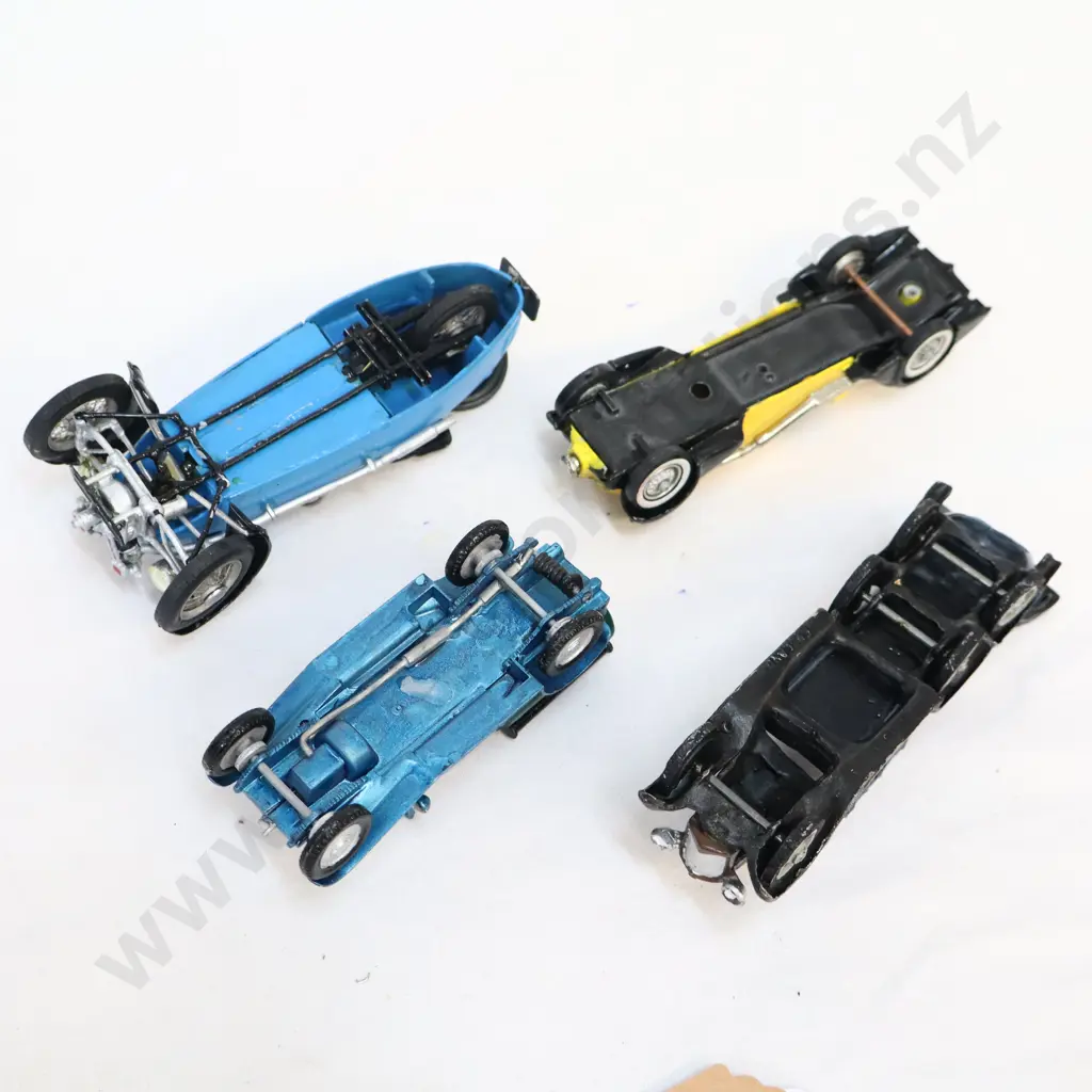 1/43 Kitset White Metal Cars x 4 Image 1++
