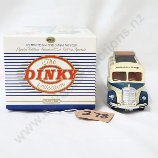Match box  The Dinky Collection  DYS - 10  1950 Mercedes Benz Omnibus Type 0-3500