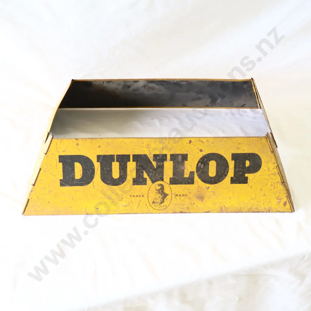 RARE EARLY Tin Dunlop Tyre Stand Image 1++